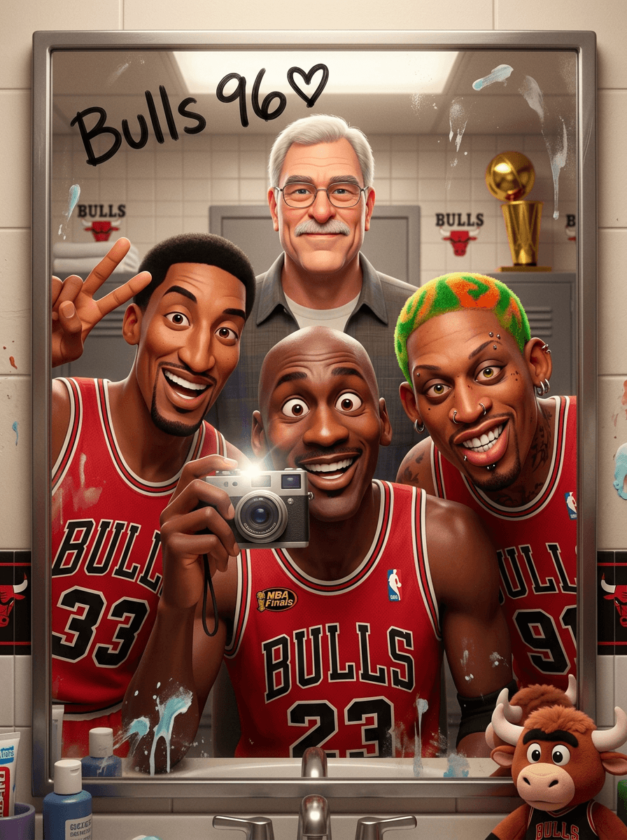 Basketball Legends Selfie