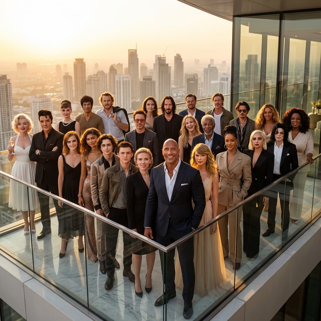 Celebrity Group Portrait