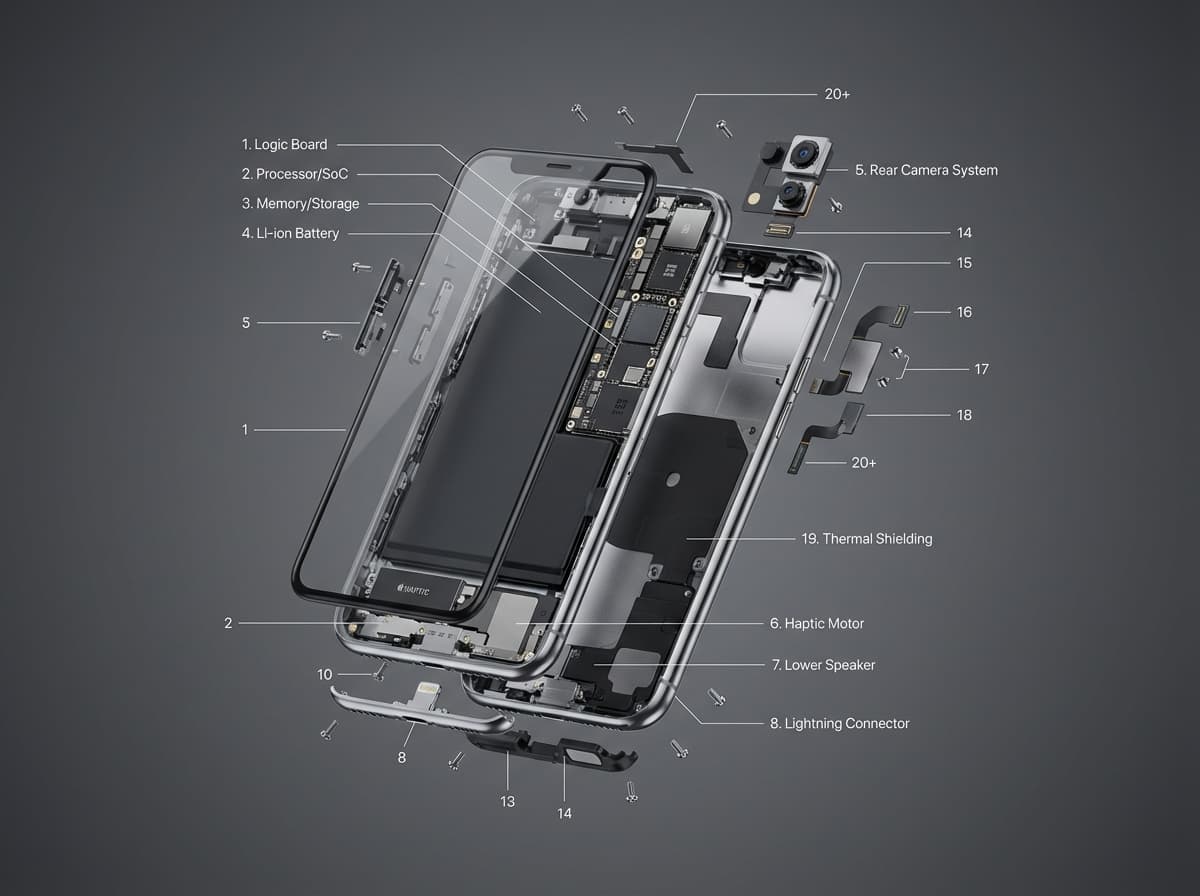 Exploded Technical Infographic