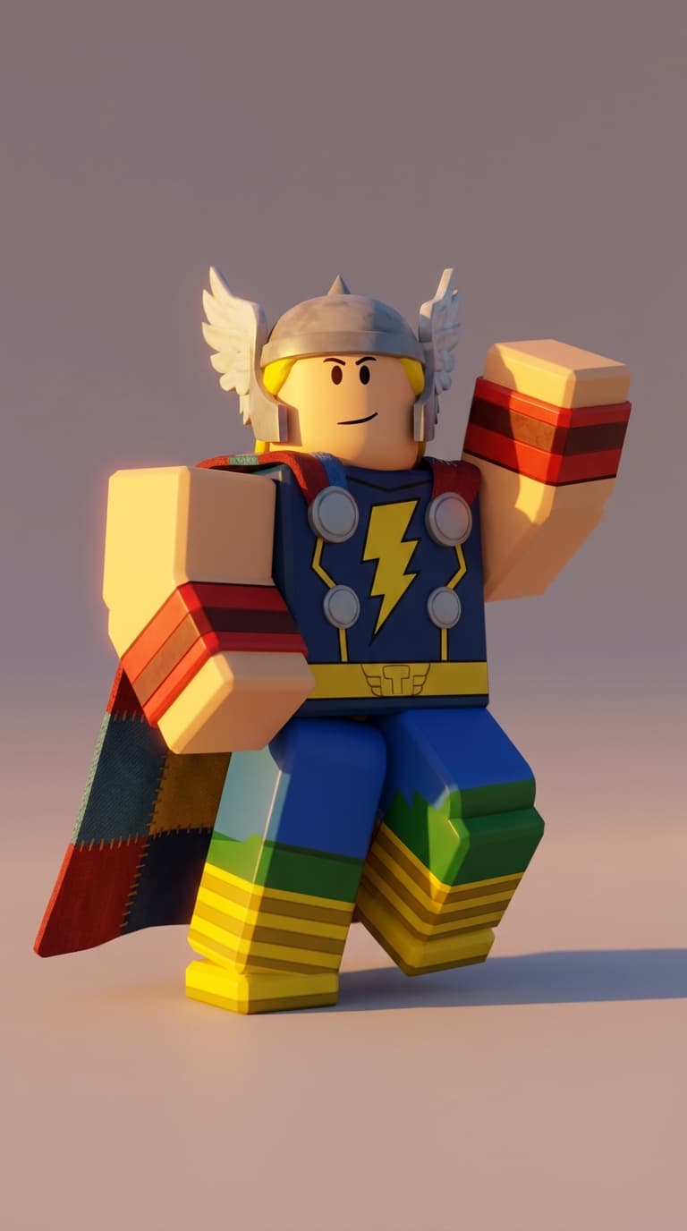 Blocky Hero Portrait preview