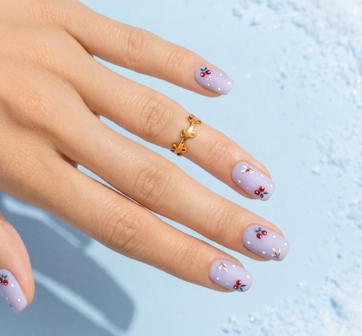 AI Nail Design — autumn warmth with ombre fade and earthy tones